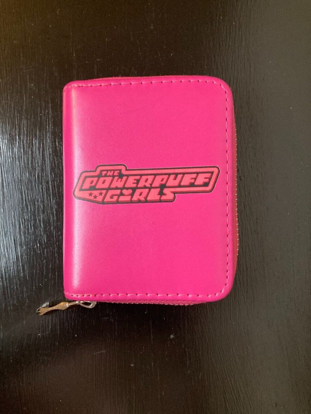 ROMWE Pink The Powerpuff Girls Zip Close Mini Wallet Cartoon Network - 4.5"x3.5"